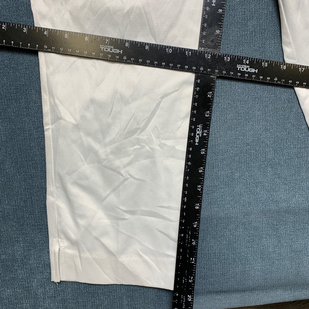 7th Avenue New York & Company Design Studio Pants Womens 10 White Straight Leg - Picture 8 of 16